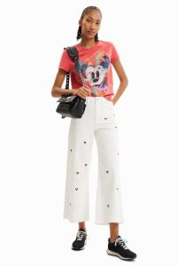 Dámské Tričko Desigual Disney's Mickey Mouse arty | 278354XTM